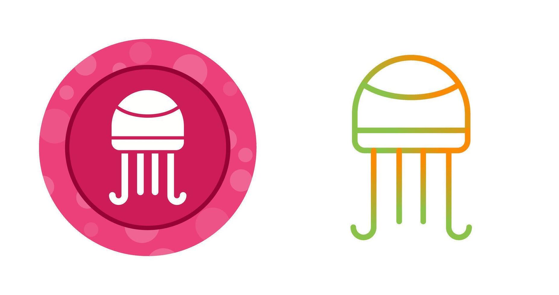 Jellyfish Vector Icon