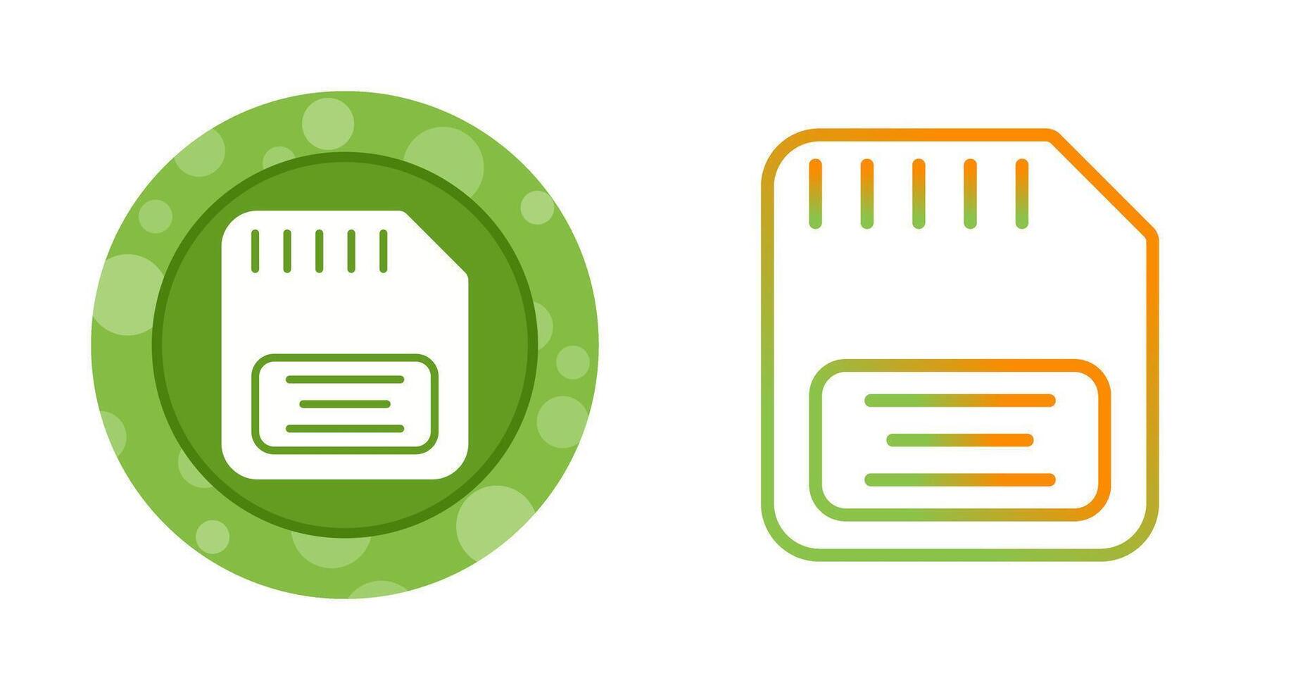 Memory Card Vector Icon