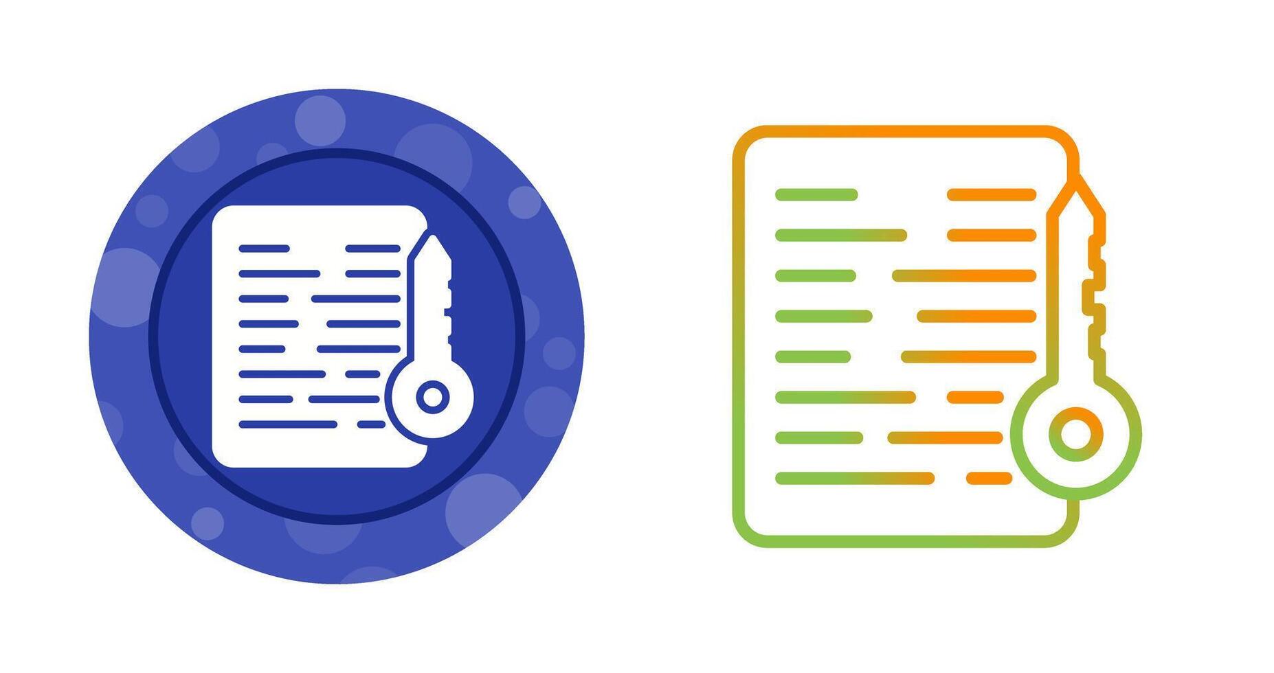 Document Access Vector Icon