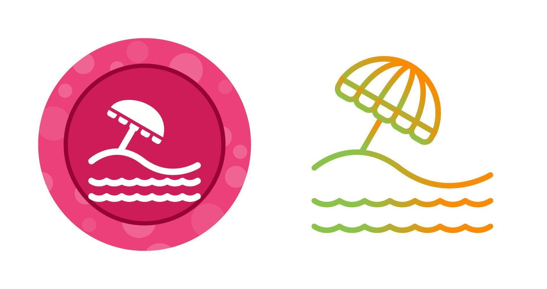 Beach Vector Icon