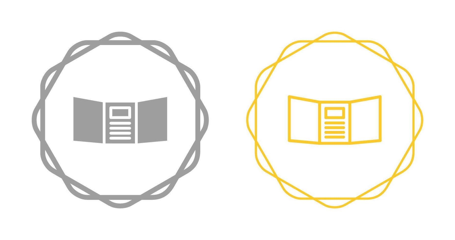 Triptych Vector Icon