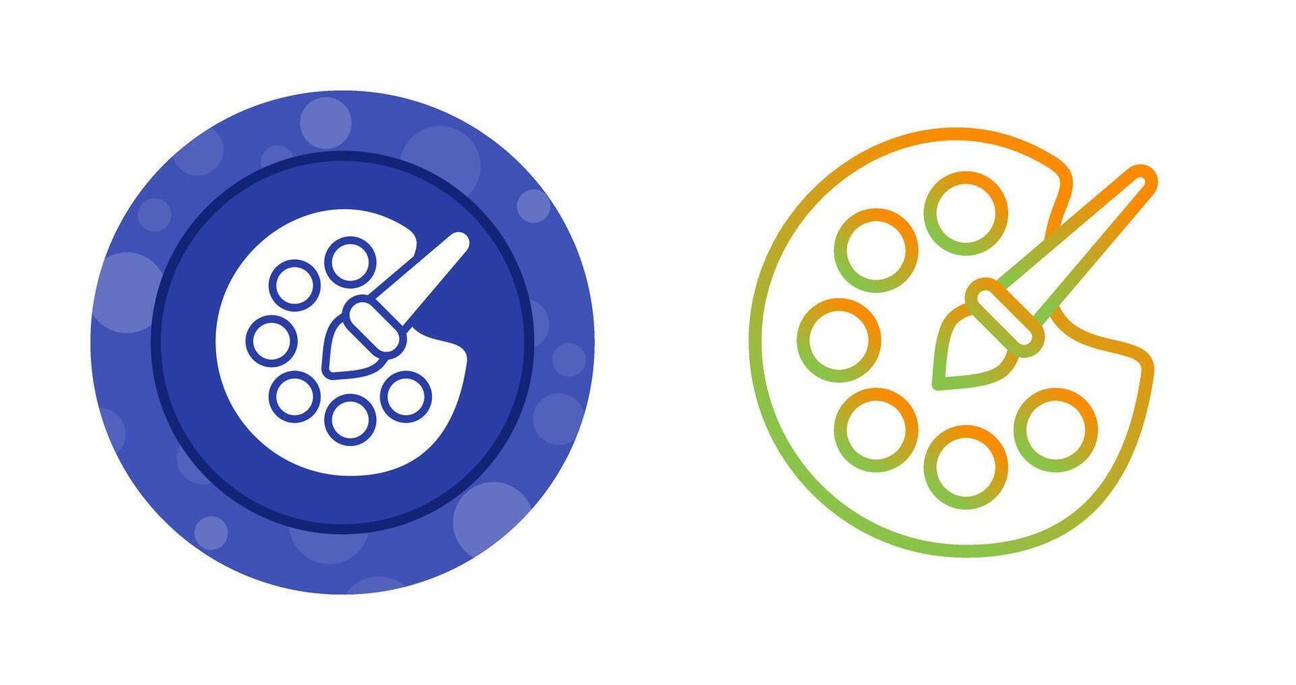 Artist Palette Vector Icon