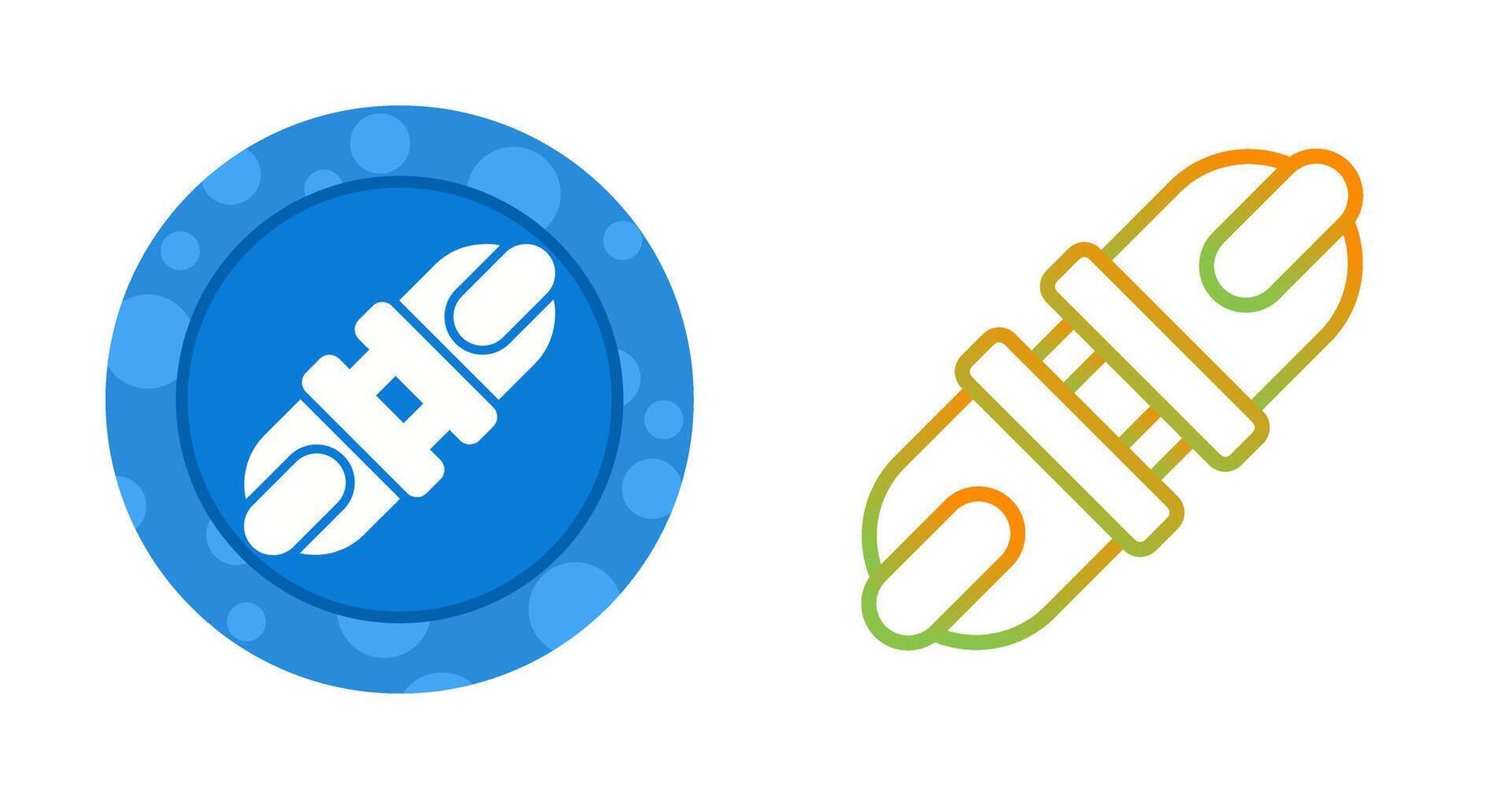 Unplugged Vector Icon