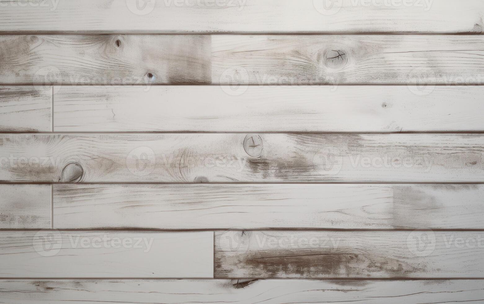 AI generated White wooden planks background photo