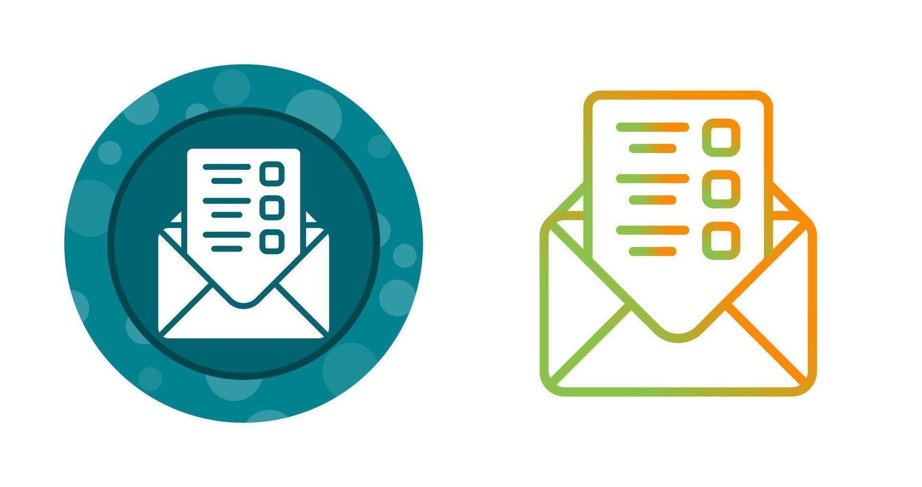 Mailing Lists Vector Icon