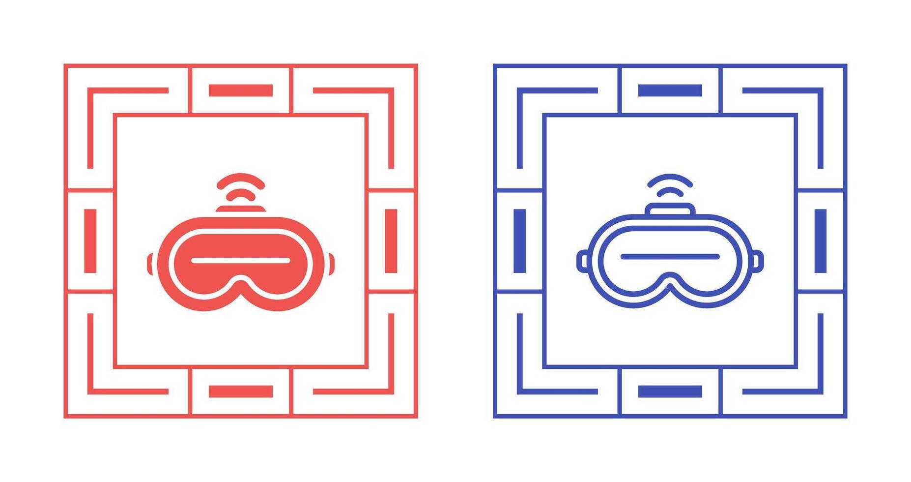 Augmented Reality Headset Vector Icon