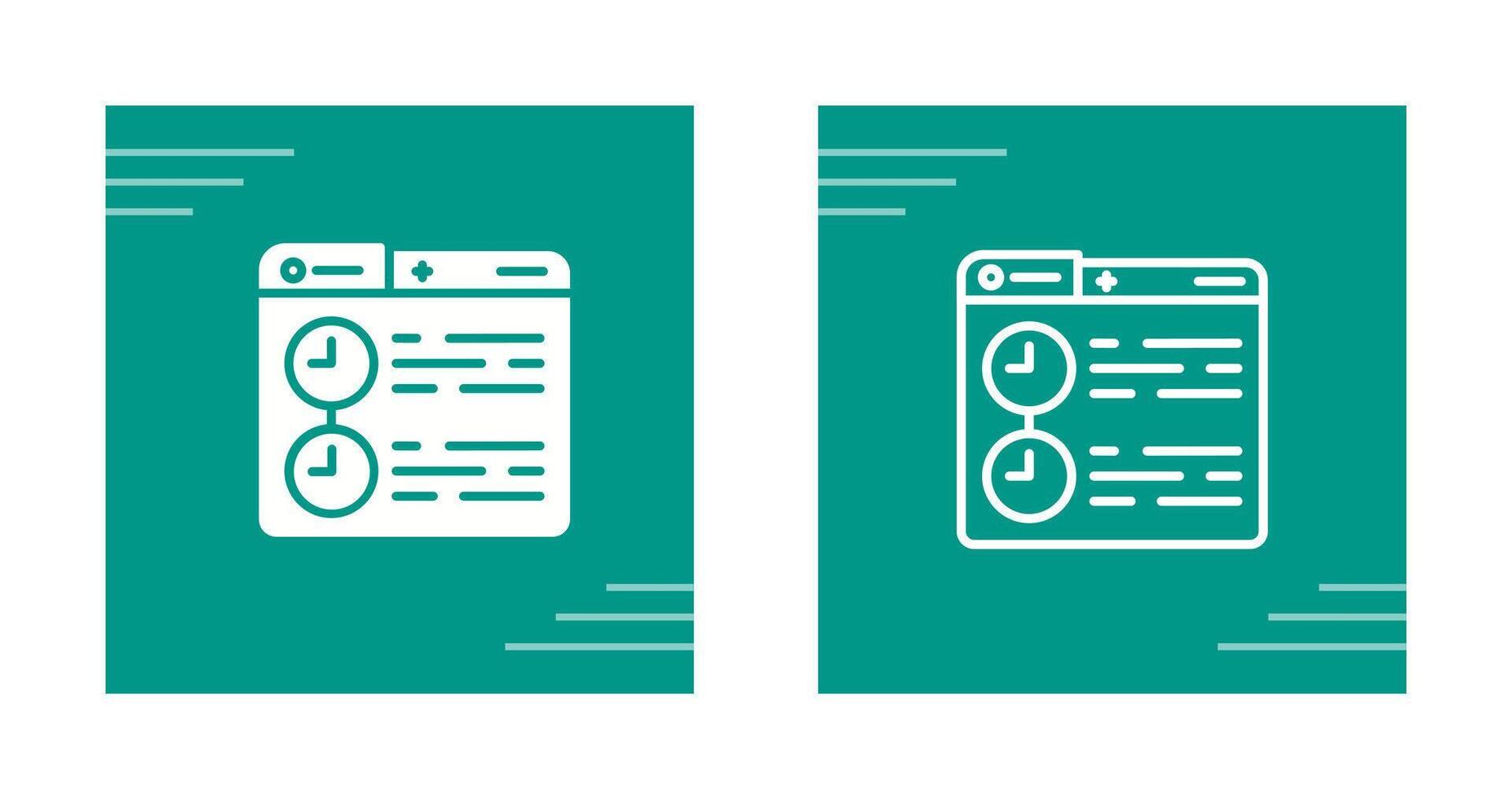 Timeline Vector Icon
