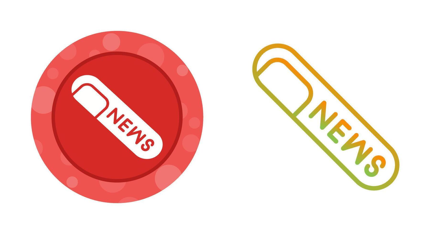 Rolled Up Newspaper Vector Icon
