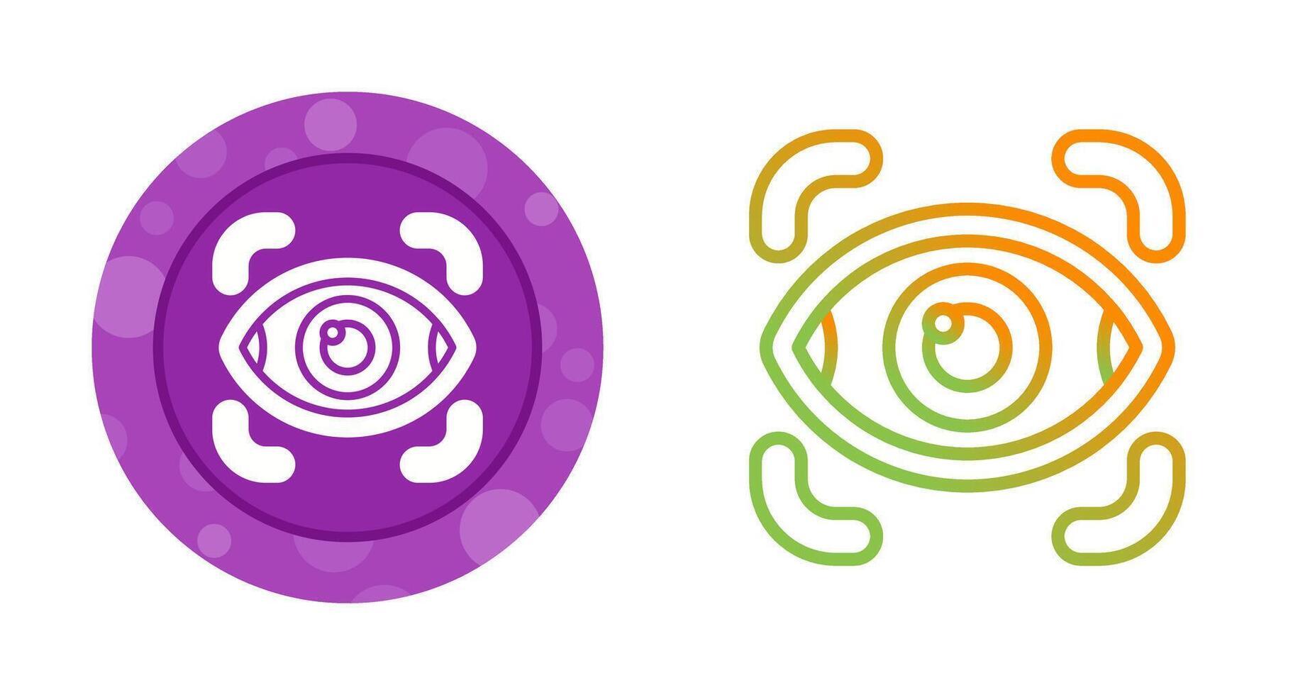 Retinal Scanner Vector Icon