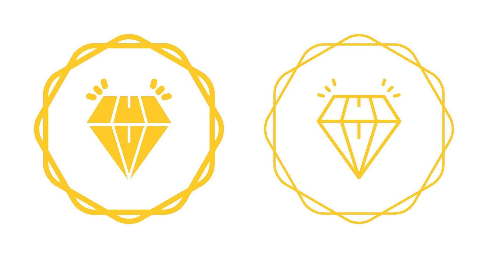 Diamond Vector Icon