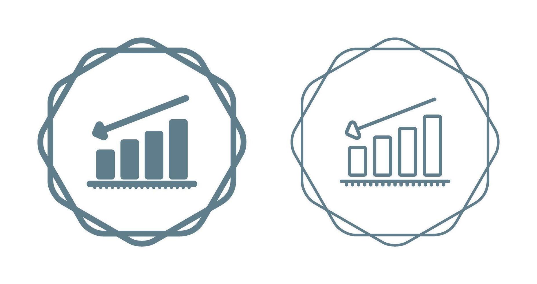 Chart Decreasing Vector Icon