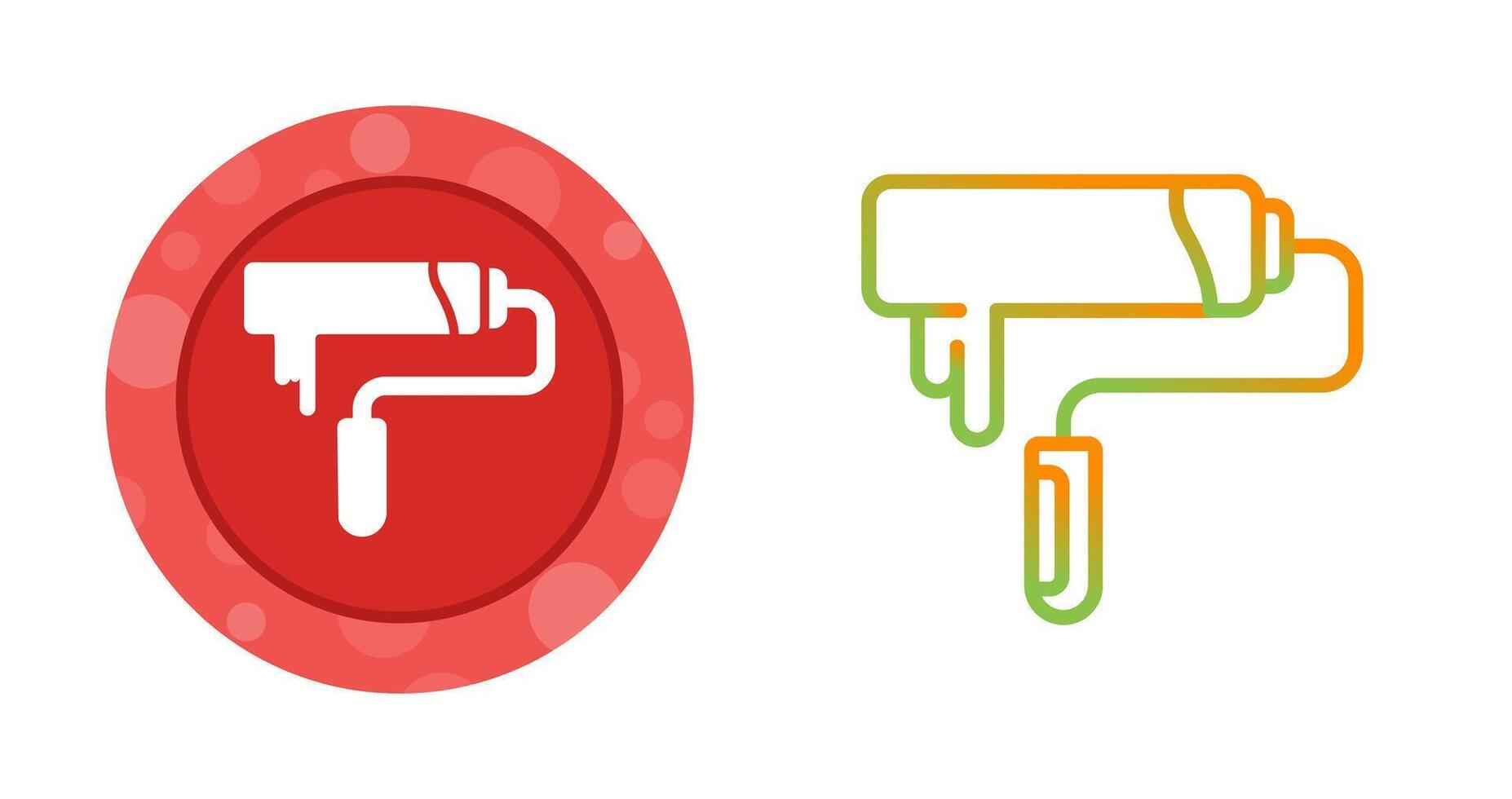 Paint Roller Vector Icon