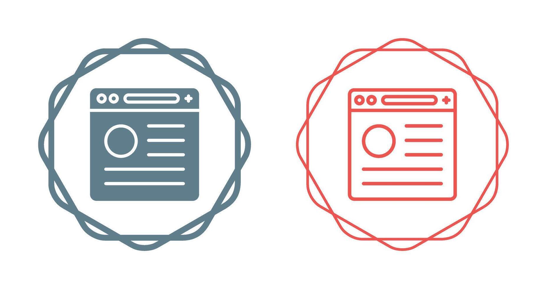 Browser Vector Icon