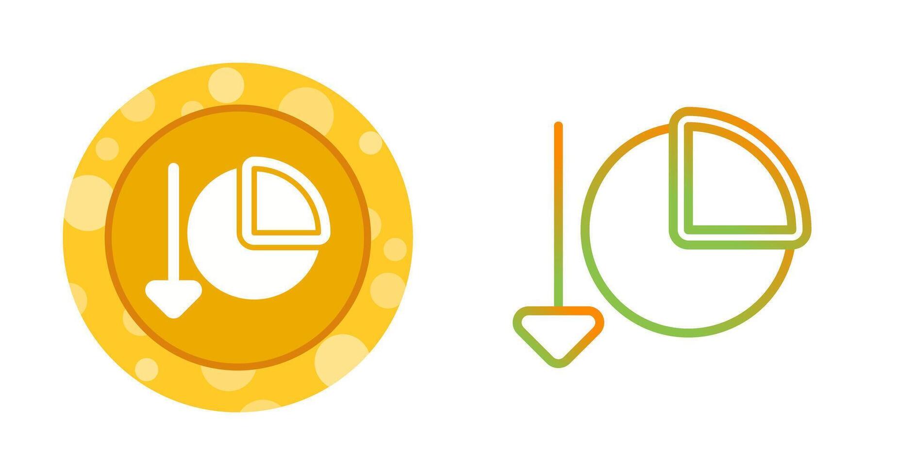 Chart Decreasing Vector Icon
