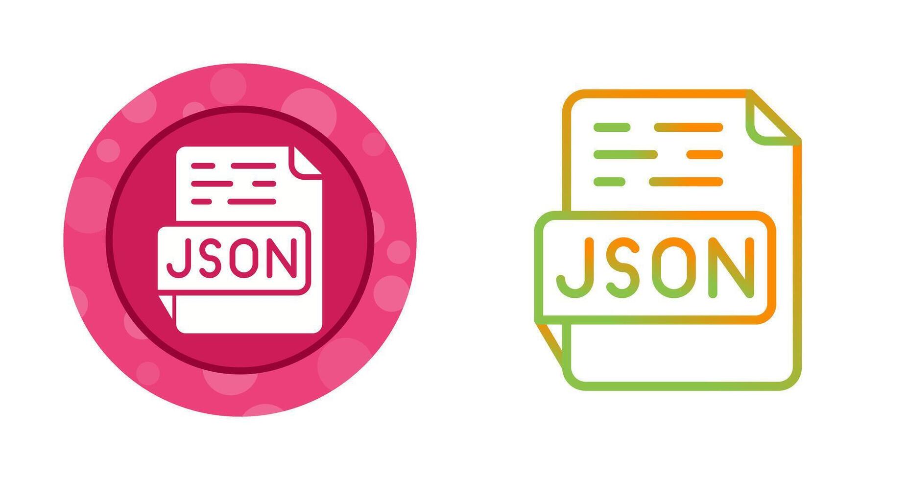 JSON Vector Icon 39101536 Vector Art at Vecteezy