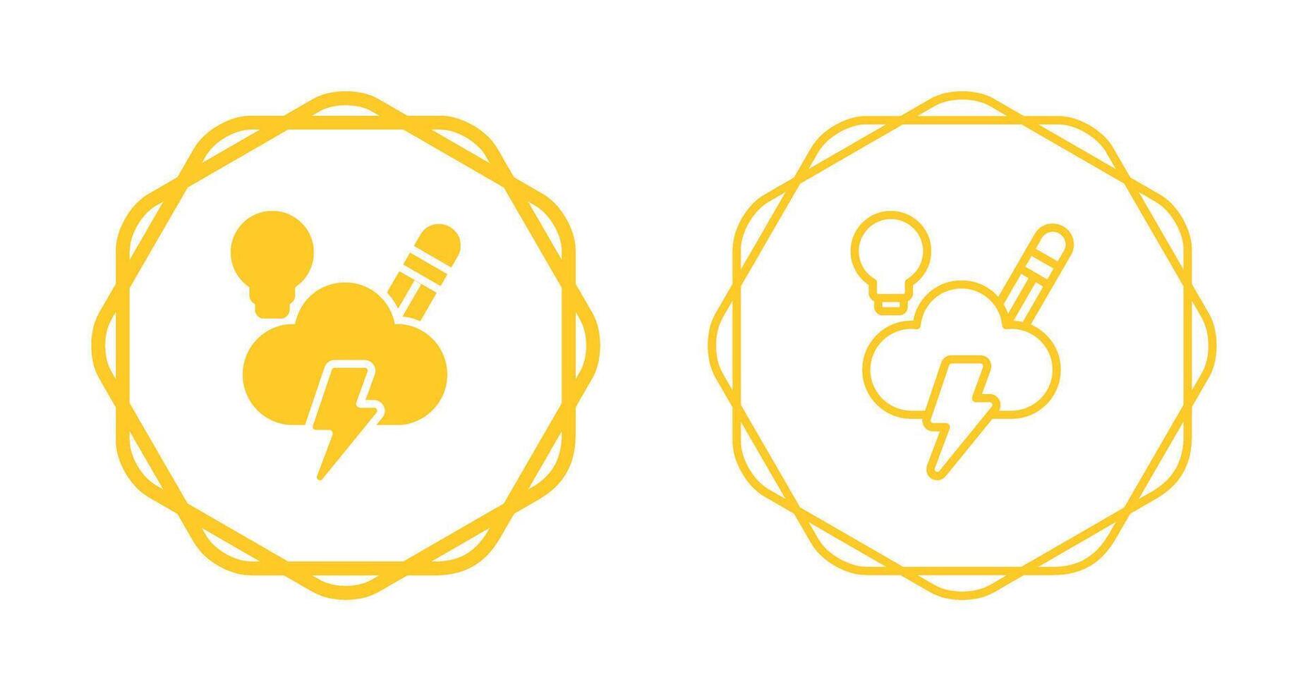 Brainstorming Vector Icon