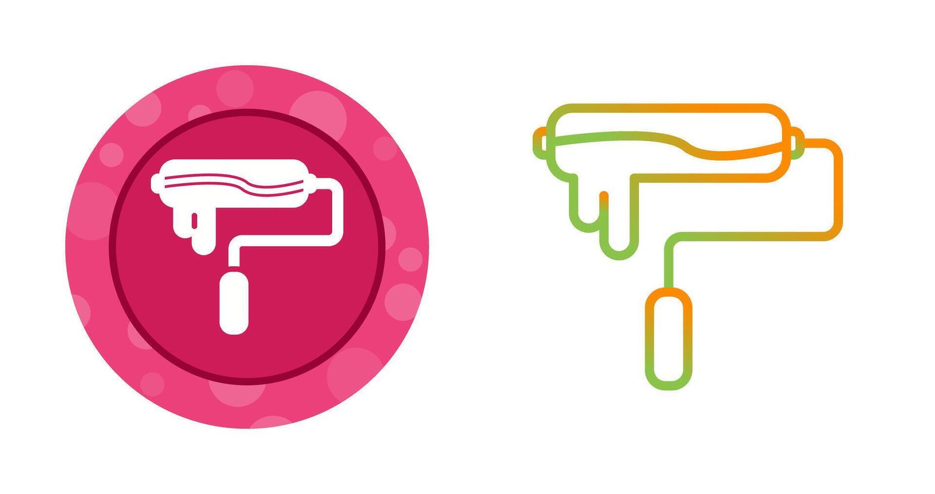 Paint Roller Vector Icon