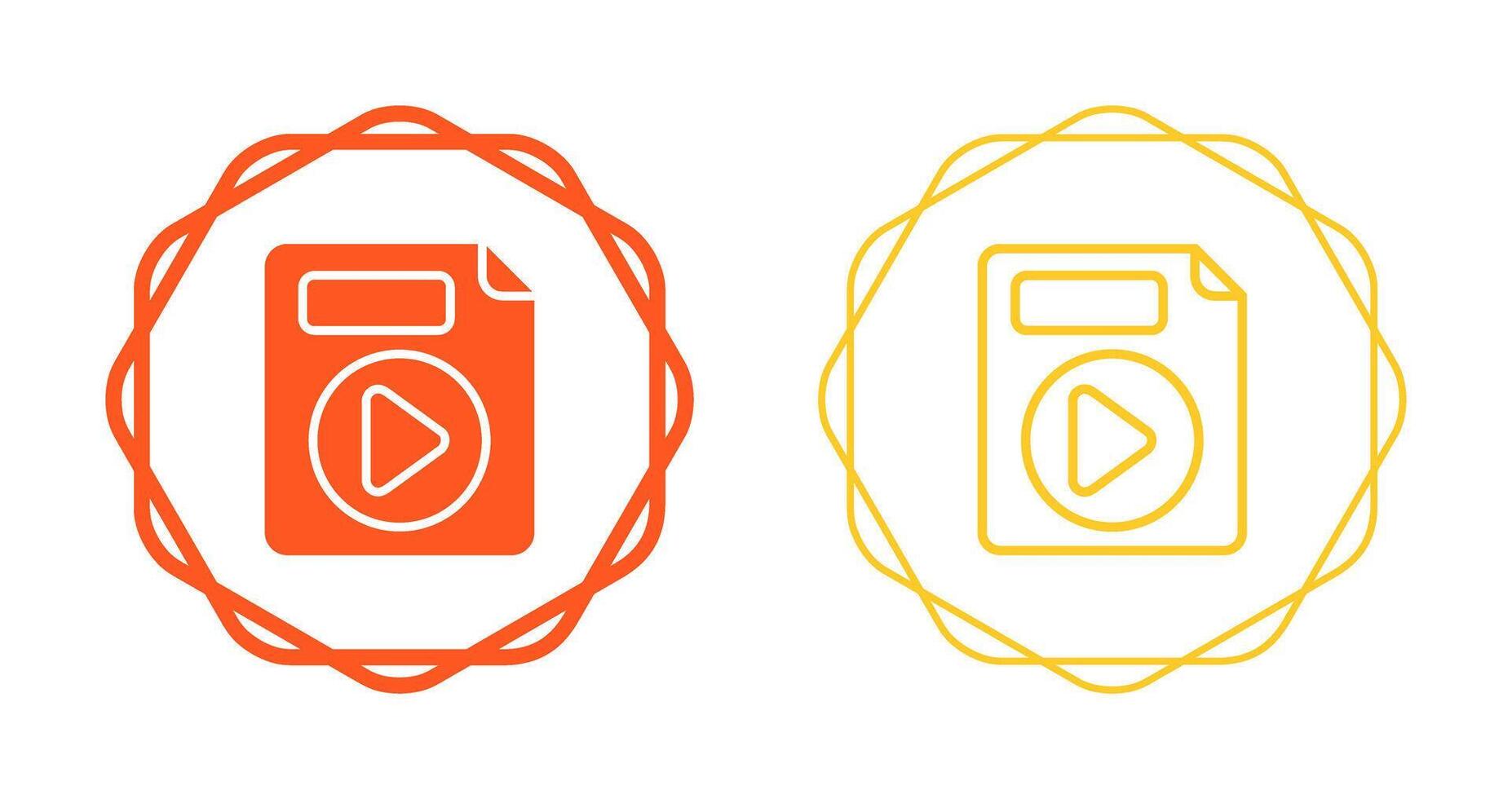 Video File Vector Icon