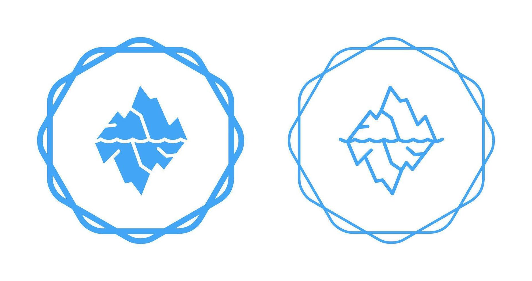 Glacier Vector Icon