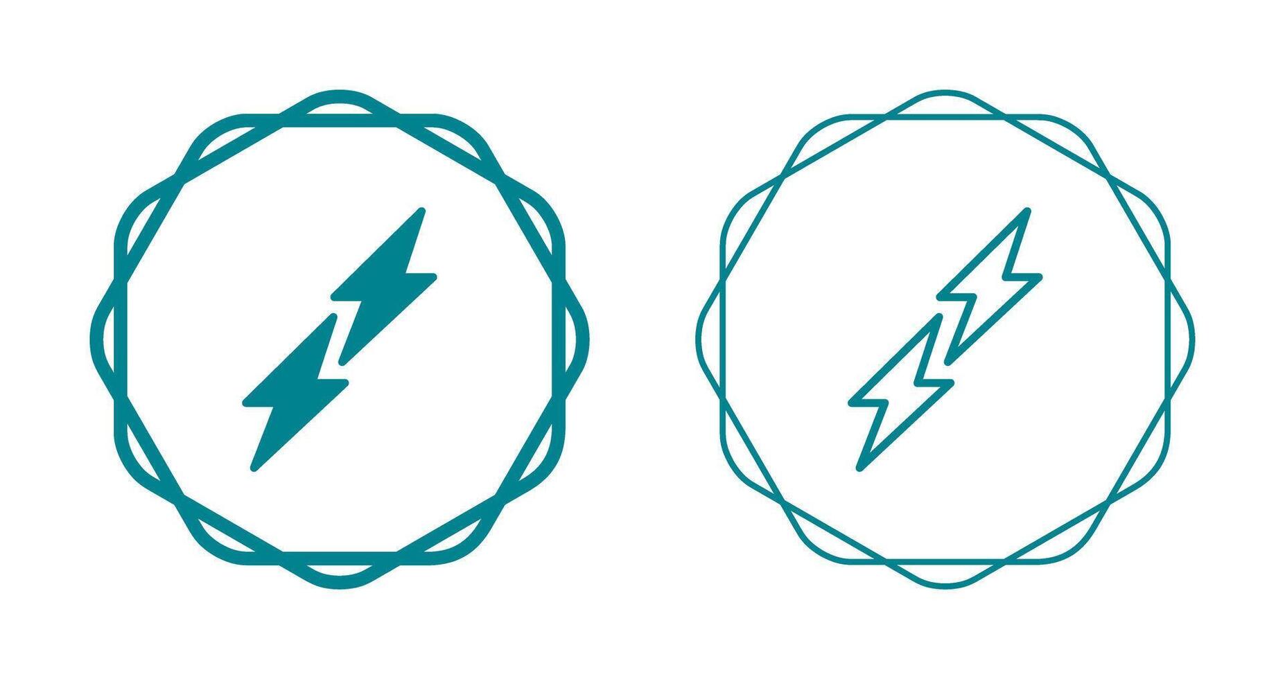 Lightning Vector Icon