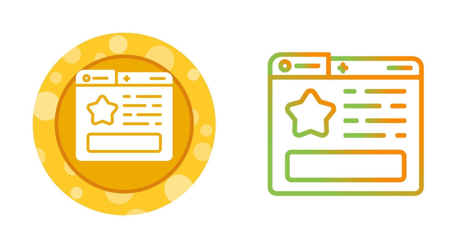 Favourite Page Vector Icon