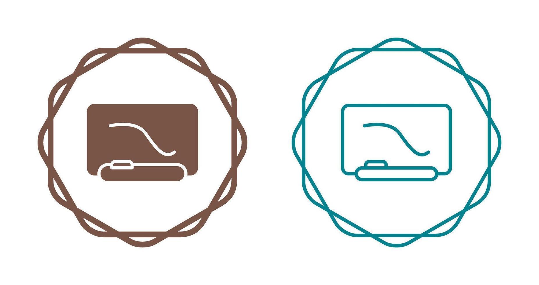 Interactive Whiteboard Vector Icon