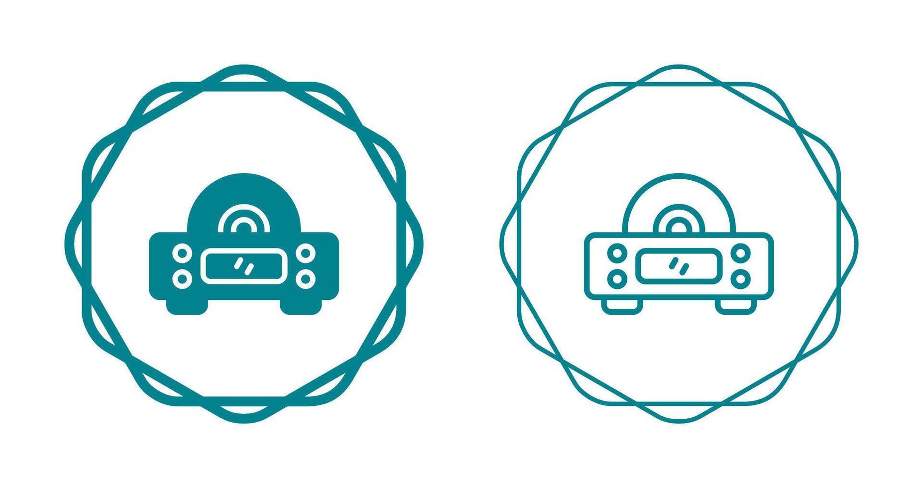 Cd Player Vector Icon
