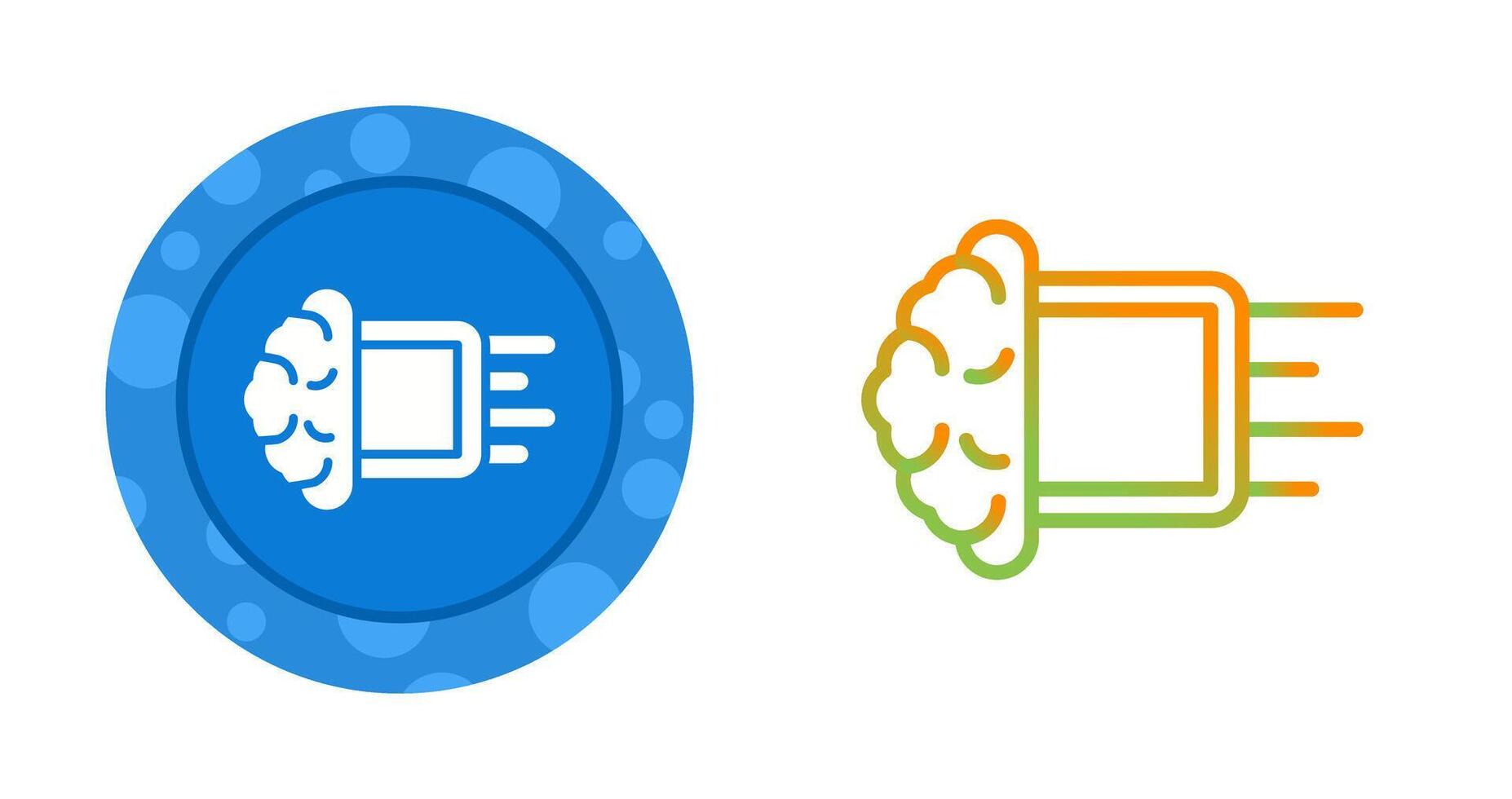 icono de vector de aprendizaje automático