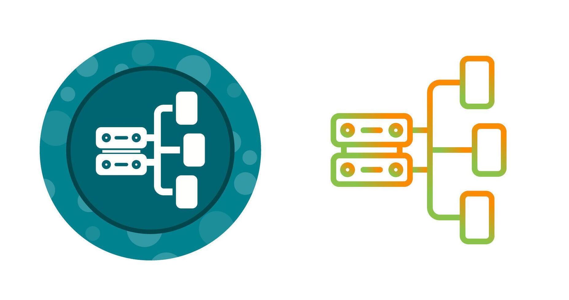 Data Architecture Vector Icon