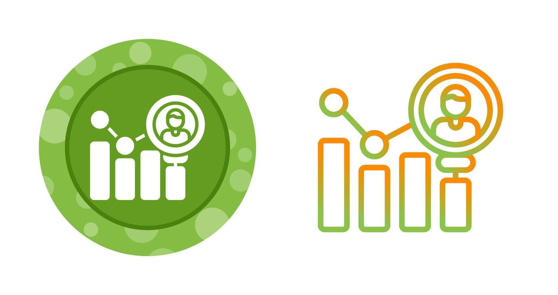 Customer Analytics Vector Icon