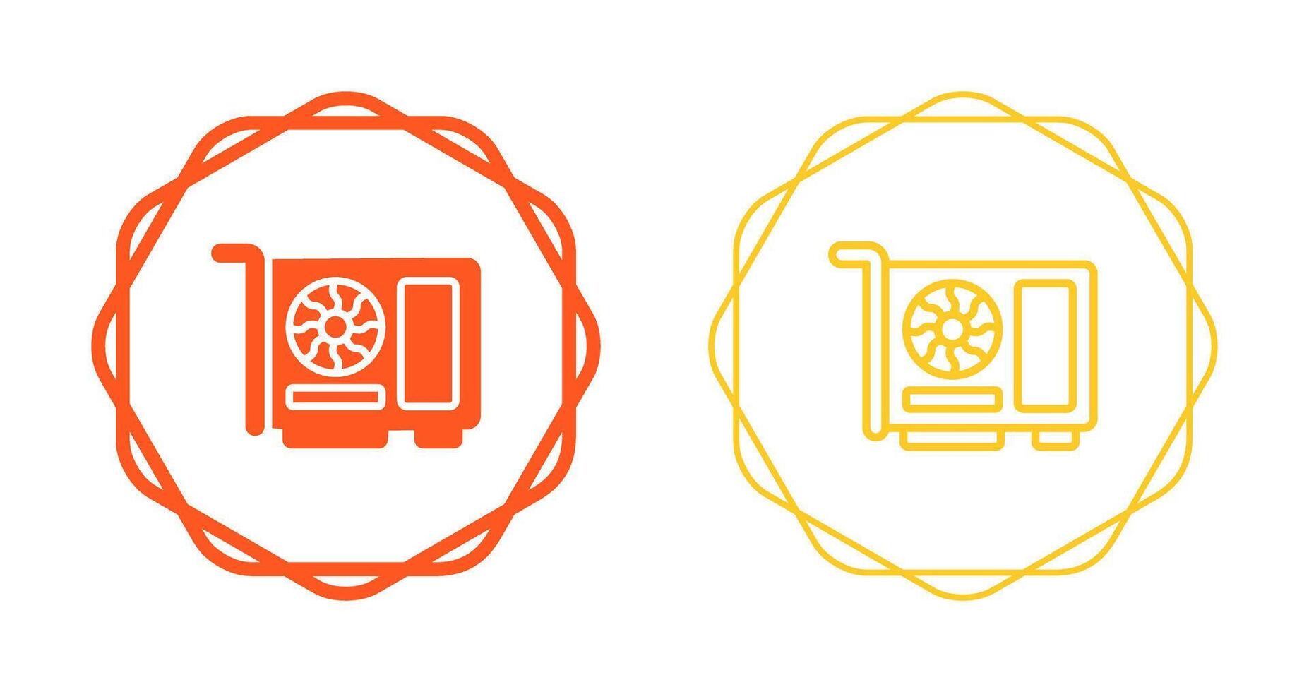 Graphic Card Vector Icon
