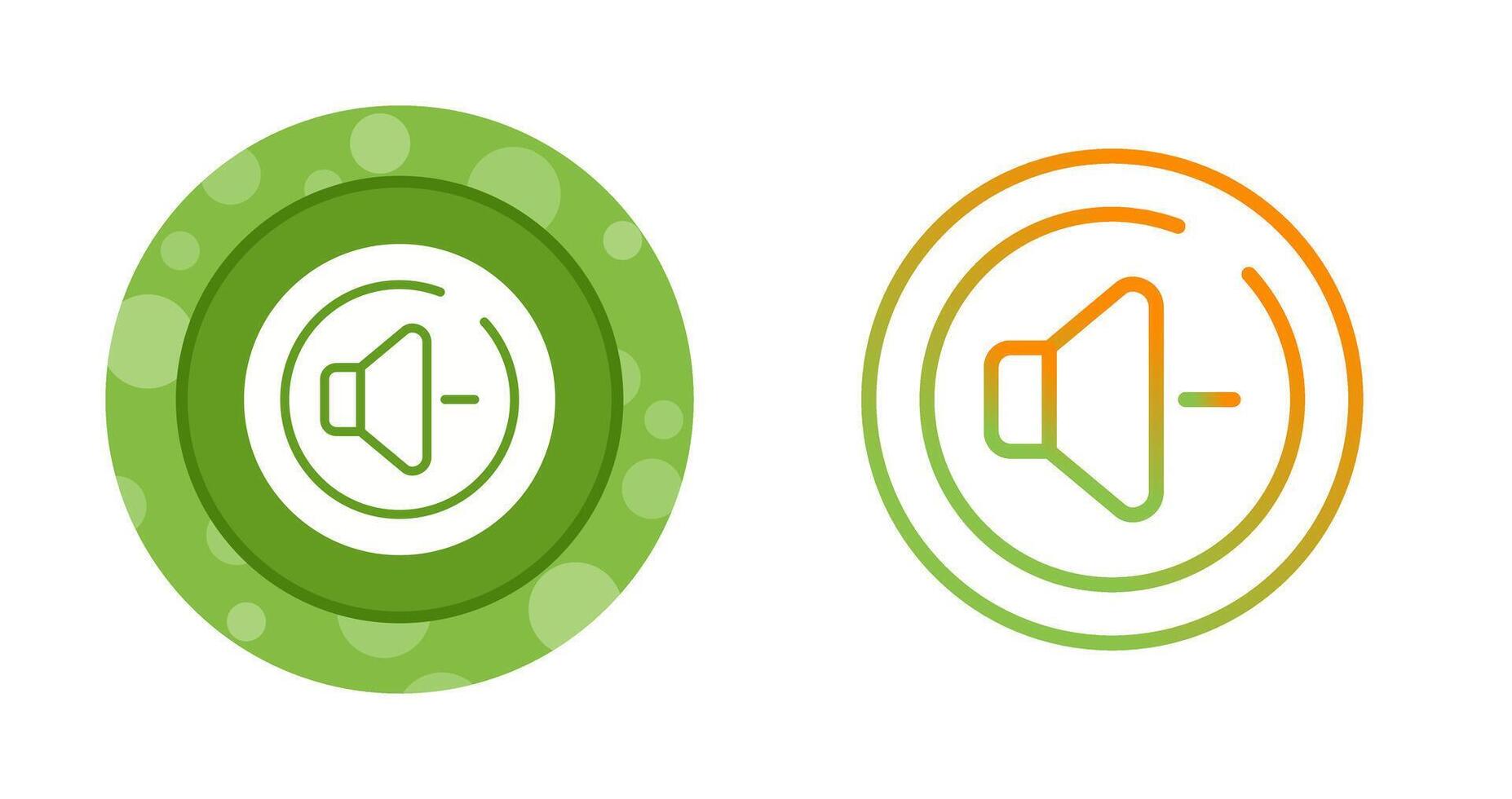 Volume Down Circle Vector Icon
