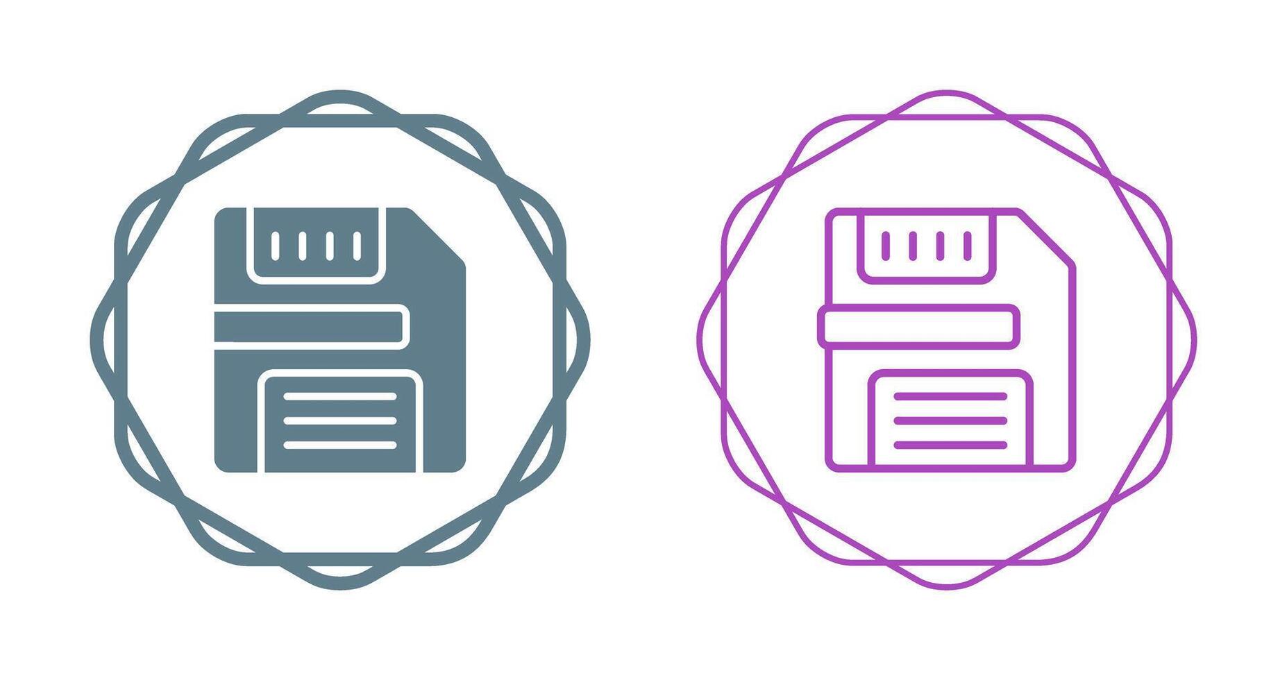 Floppy Disc Vector Icon