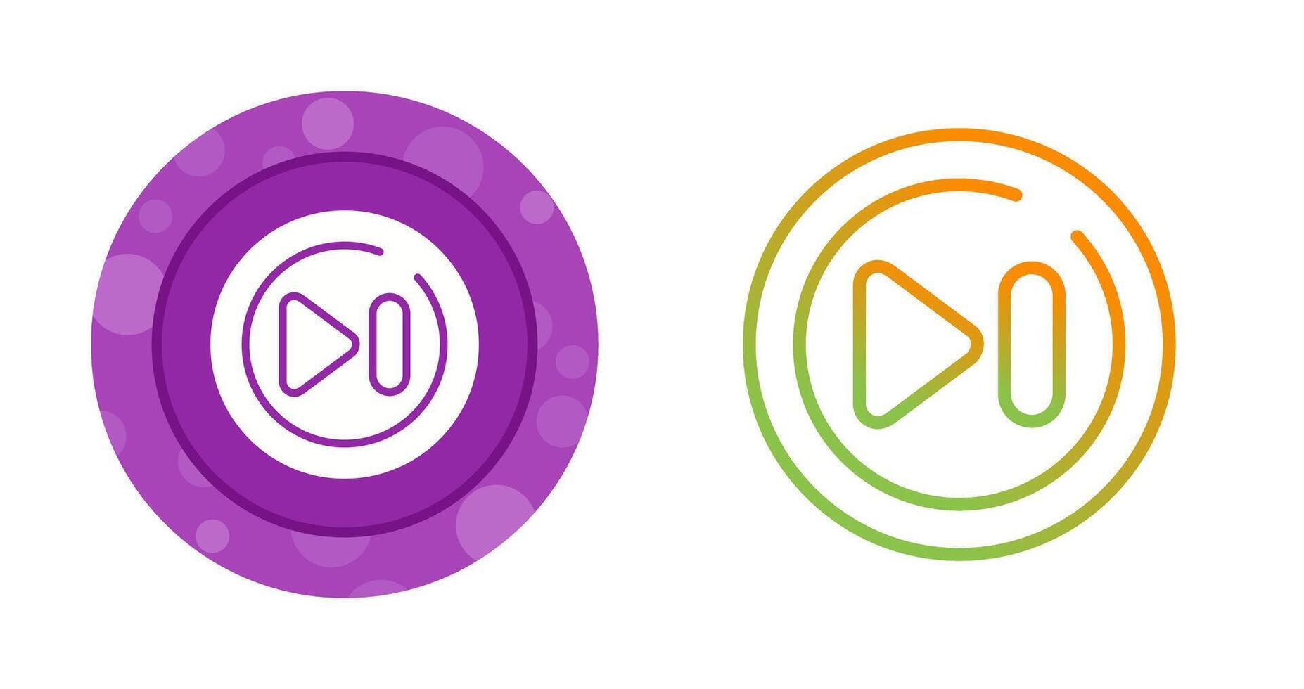 Fast Forward Circle Vector Icon