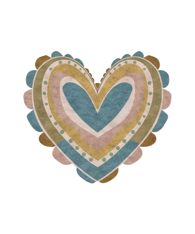 AI generated Valentines day Design Elements Illustration PNG