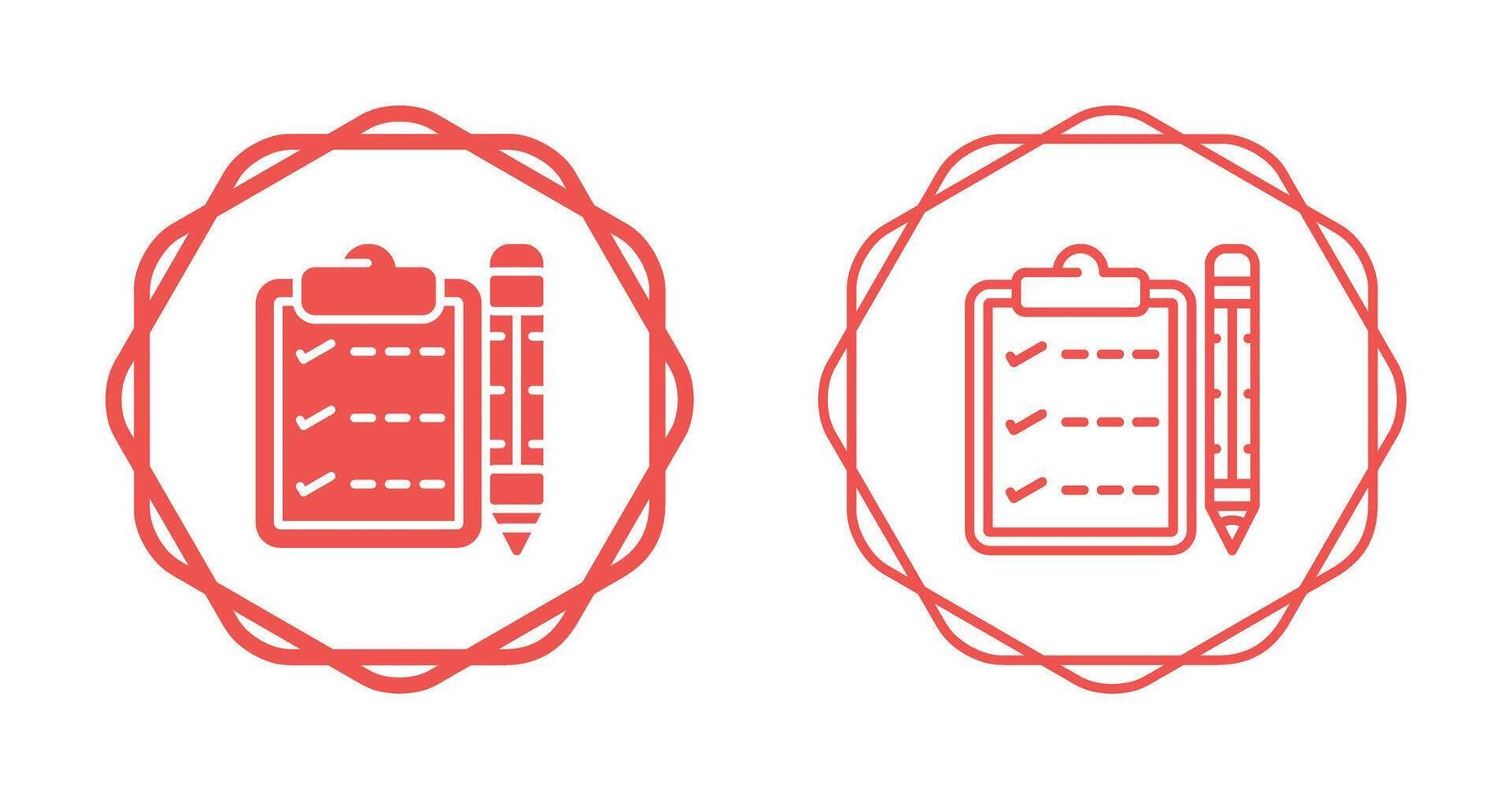 Writing pad Vector Icon