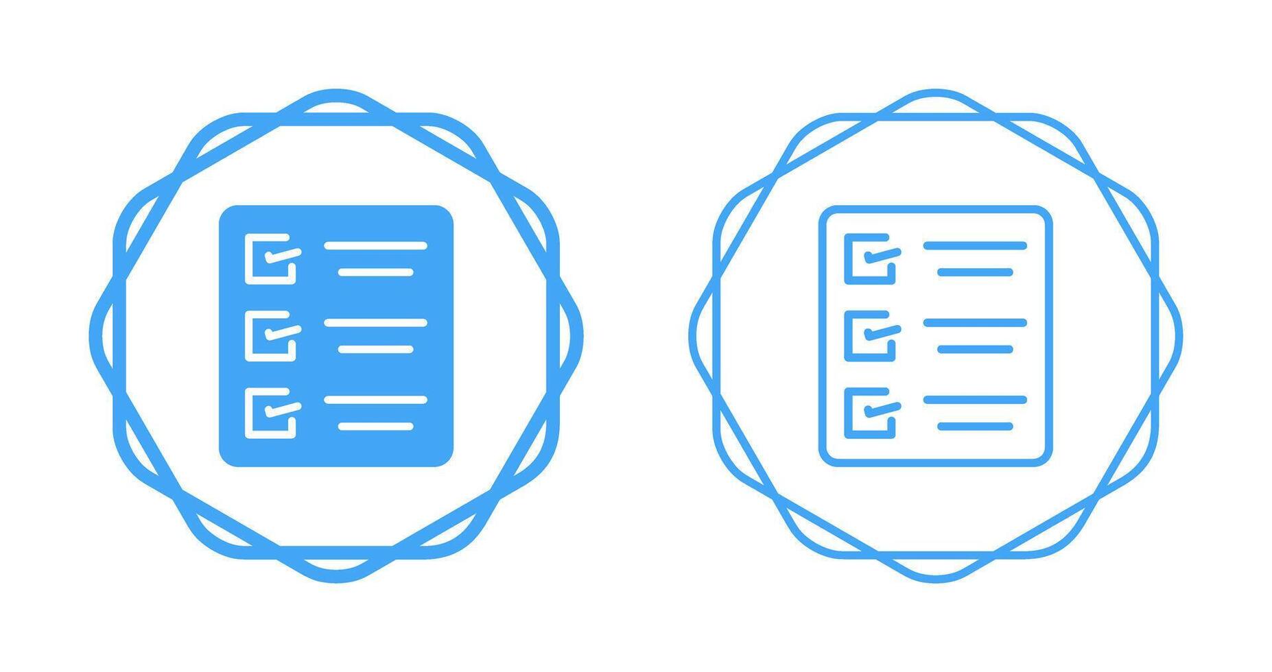 icono de vector de lista de tareas