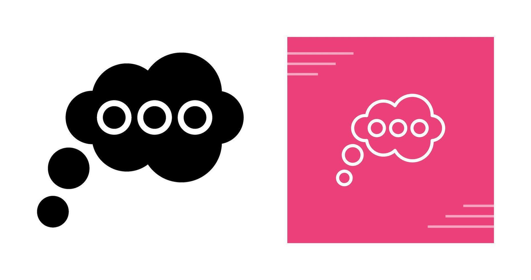 Thinking Vector Icon