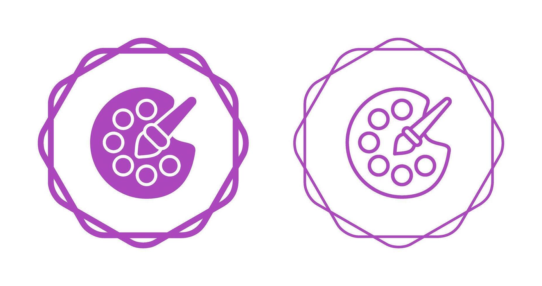 Artist Palette Vector Icon