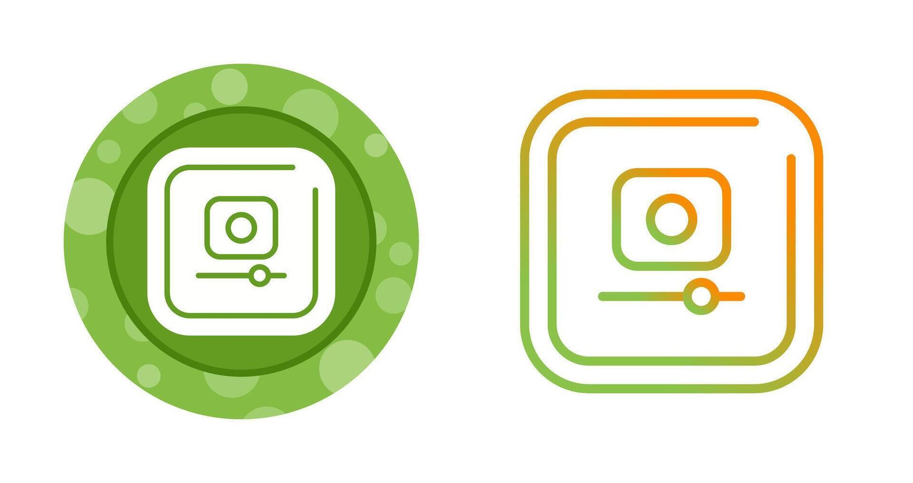 Video Record Square Vector Icon