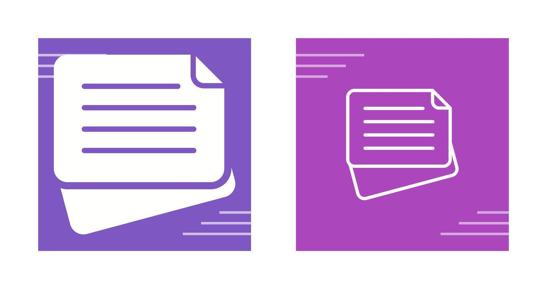 Sticky Note Vector Icon