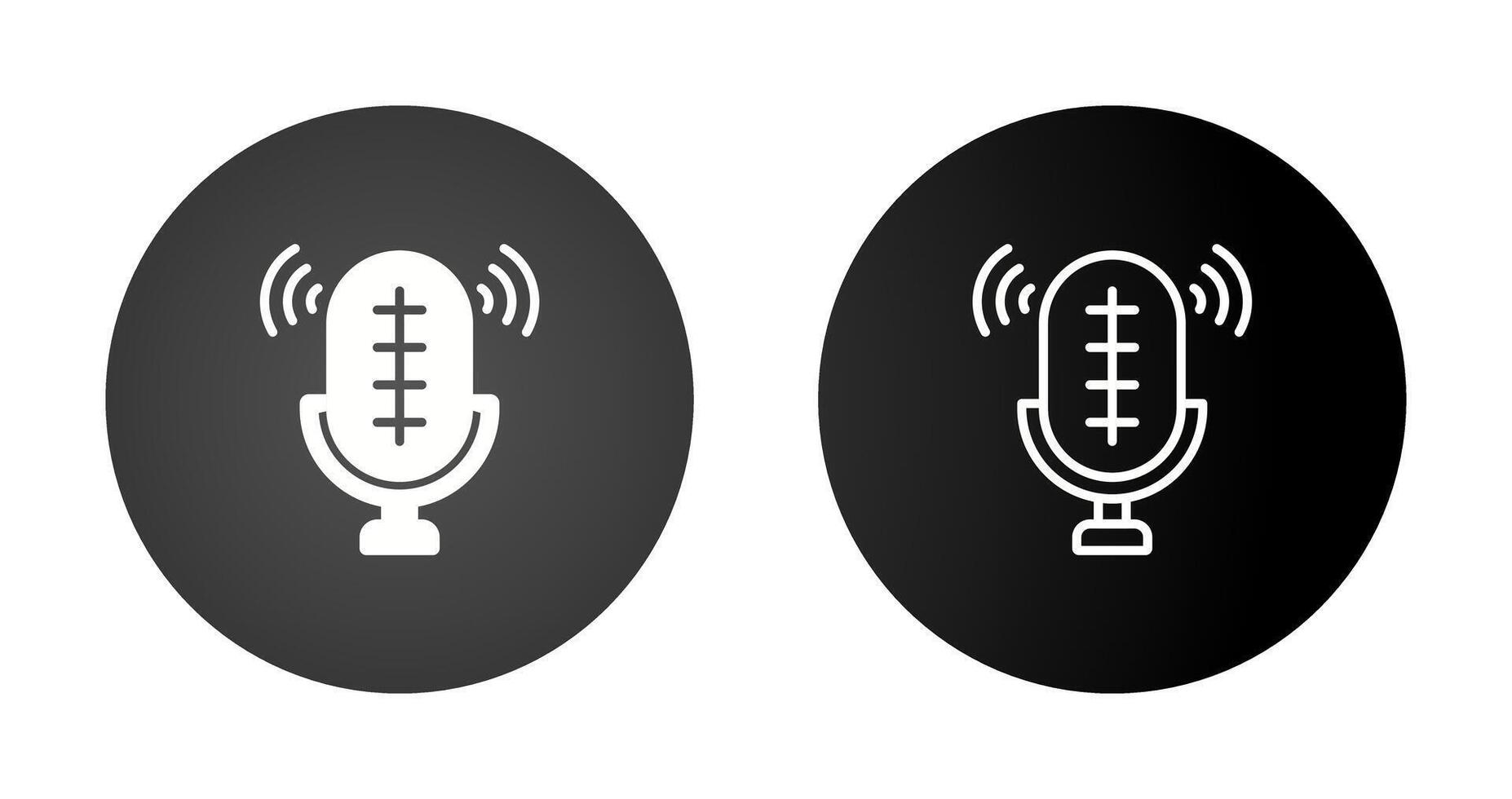 icono de vector de grabadora de audio