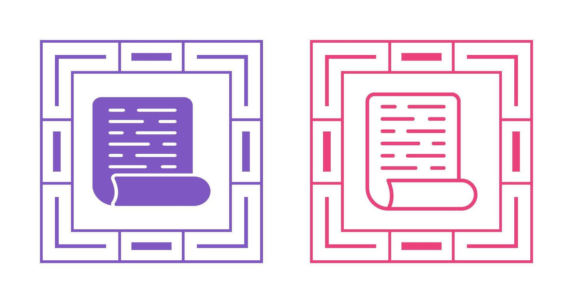 Page with Curl Vector Icon