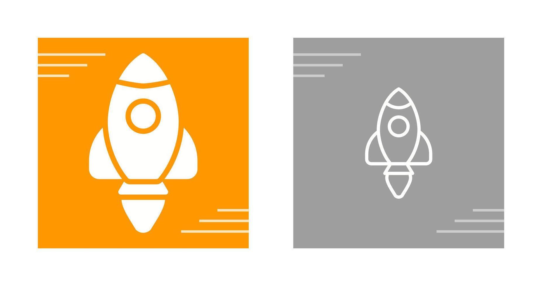 Rocket Lunch Vector Icon
