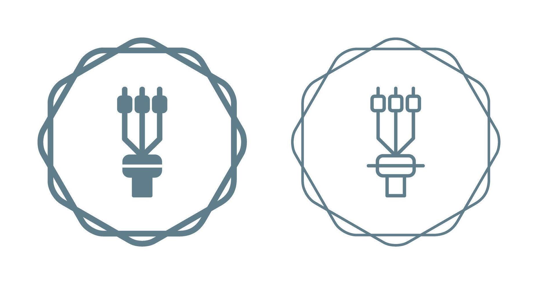 Cable Termination Sleeve Vector Icon
