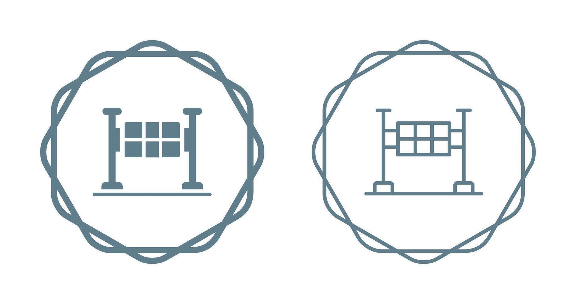 Finish Line Vector Icon