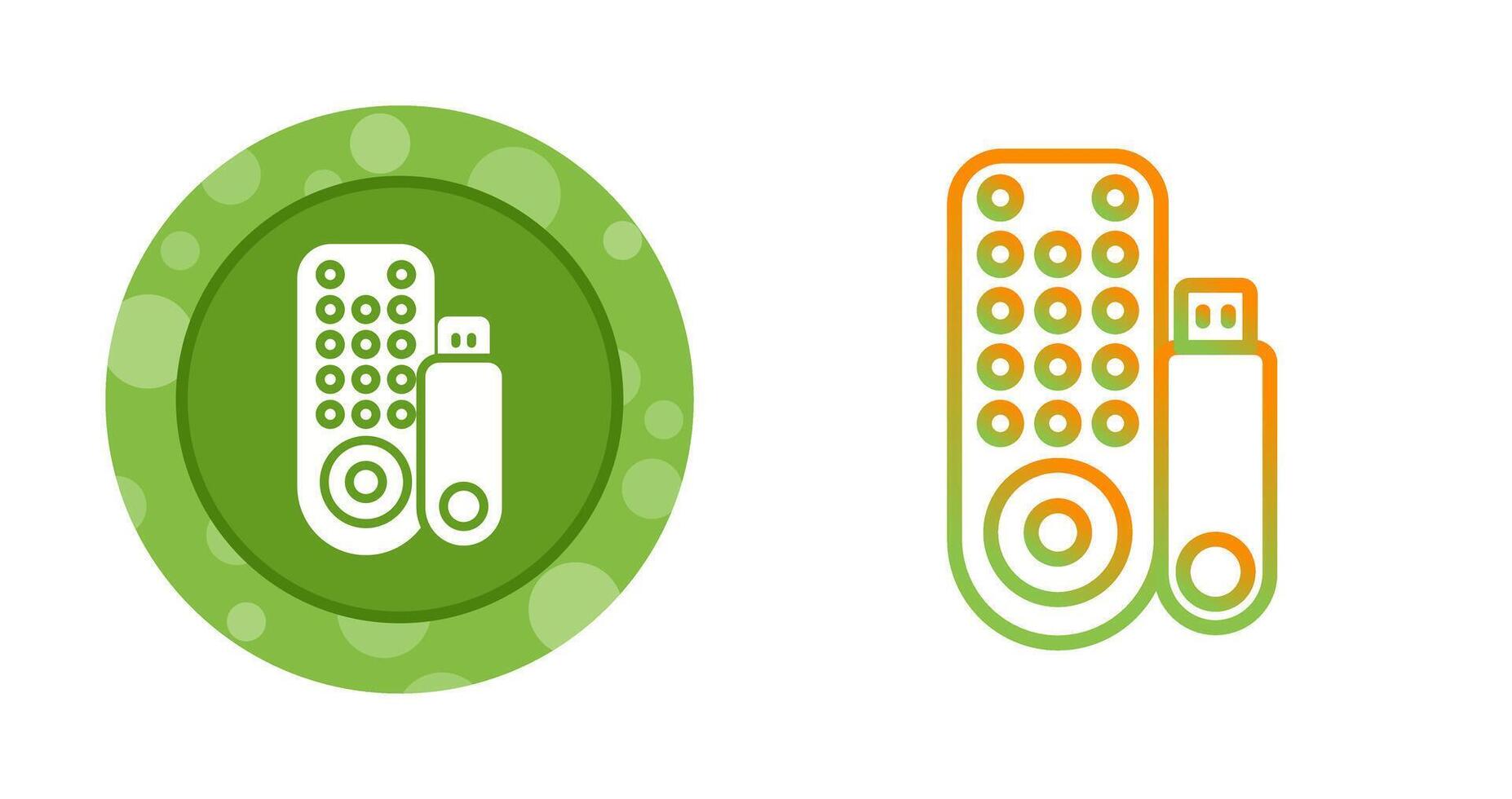 Streaming Stick Vector Icon