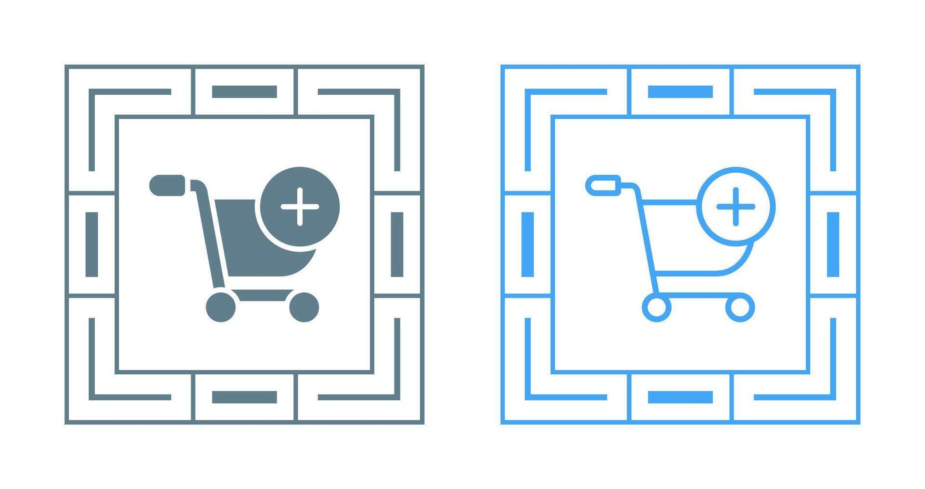 Shoping Cart Add Vector Icon