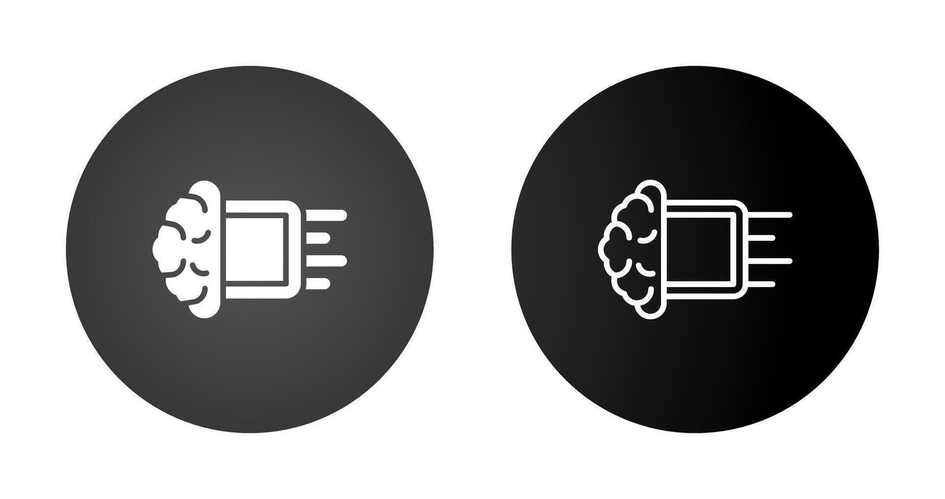 Machine Learning Vector Icon