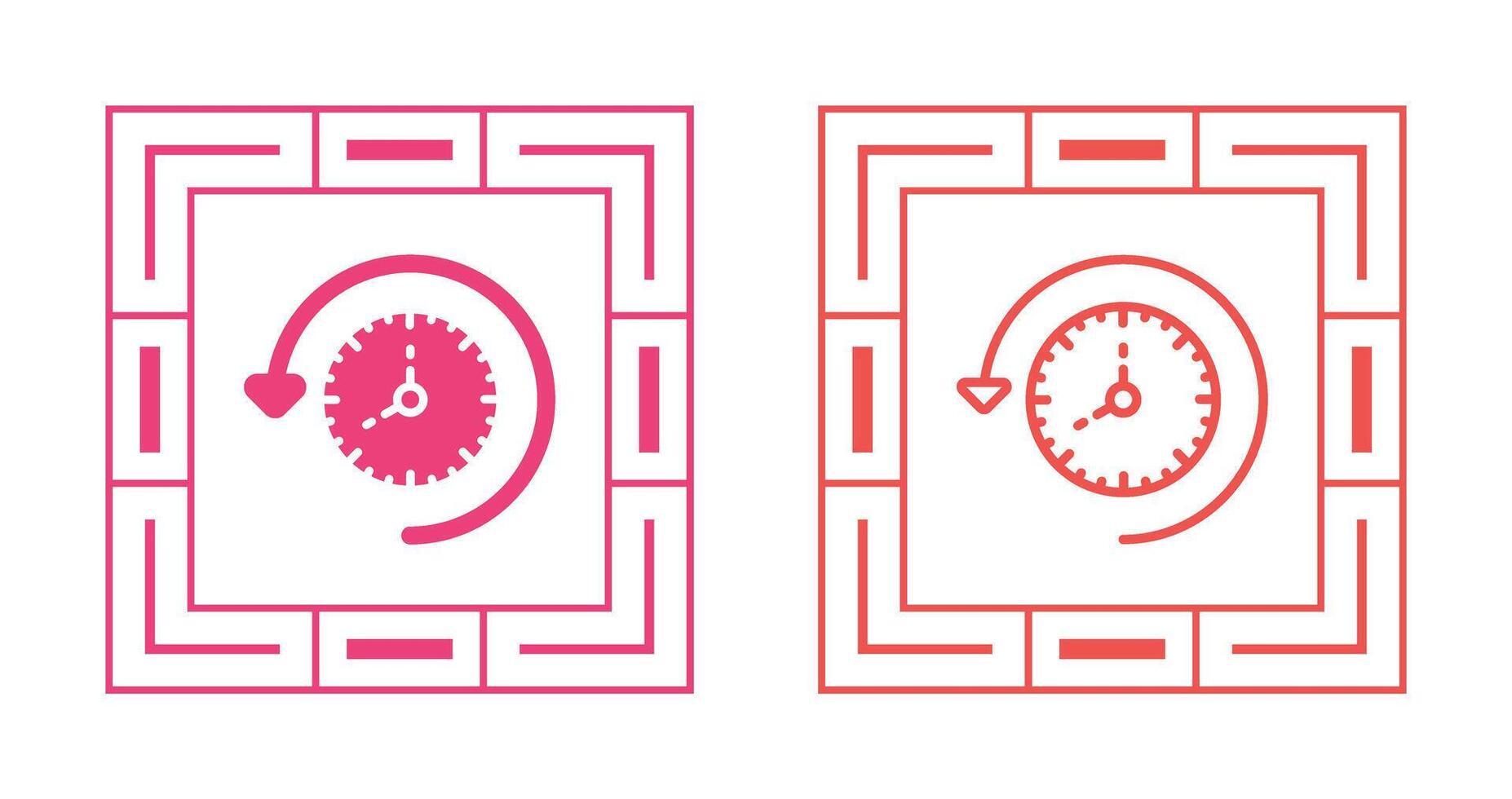 Time Past Vector Icon